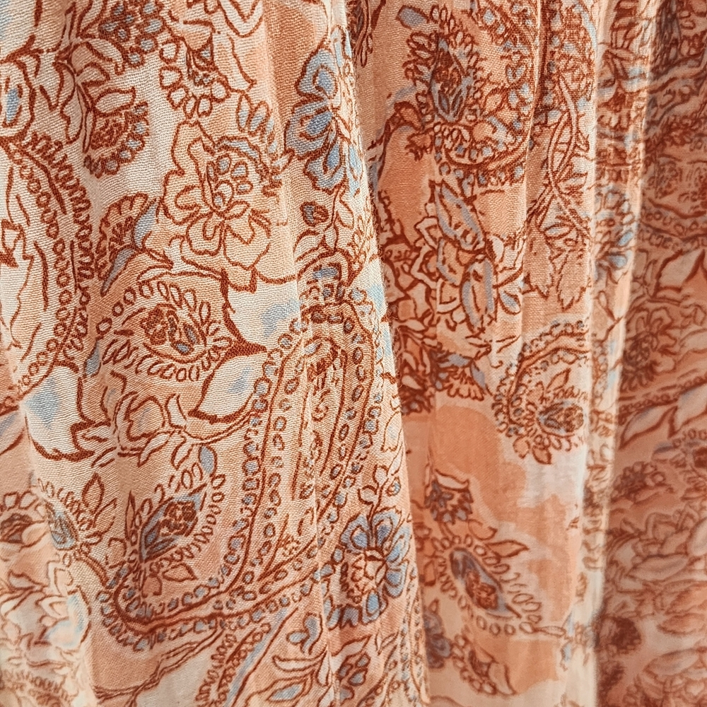 RACHEL ZOE Elegant Paisley Maxi Dress in Pink - Picture 4 of 4